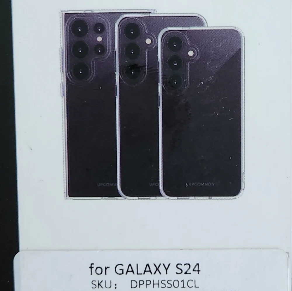 📱 Crystal Fit Clear Case for Samsung Galaxy S24 – Slim, Scratch Resistant, NWT